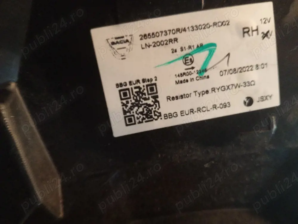 Stop Dreapta Dacia Spring 2022