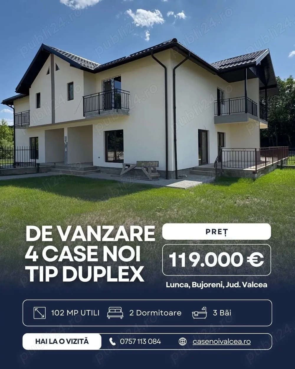 Duplex - 4 case individuale