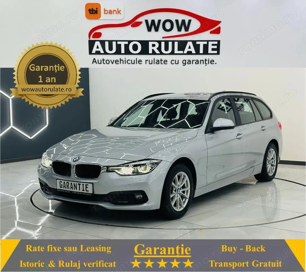 BMW Seria-3 2015 2.0D E6 Garantie 12 Luni Rate Avans 0 Doar Cu Buletinul