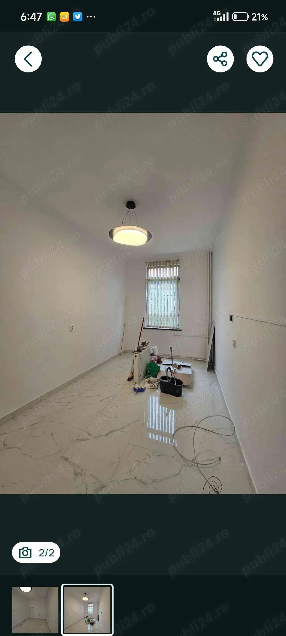 cabinet recent renovat 25 m  
