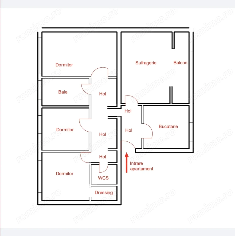 Vand apartament cu 4 camere,decomandat,et.3,garaj sub bloc,Bld.Cetatii
