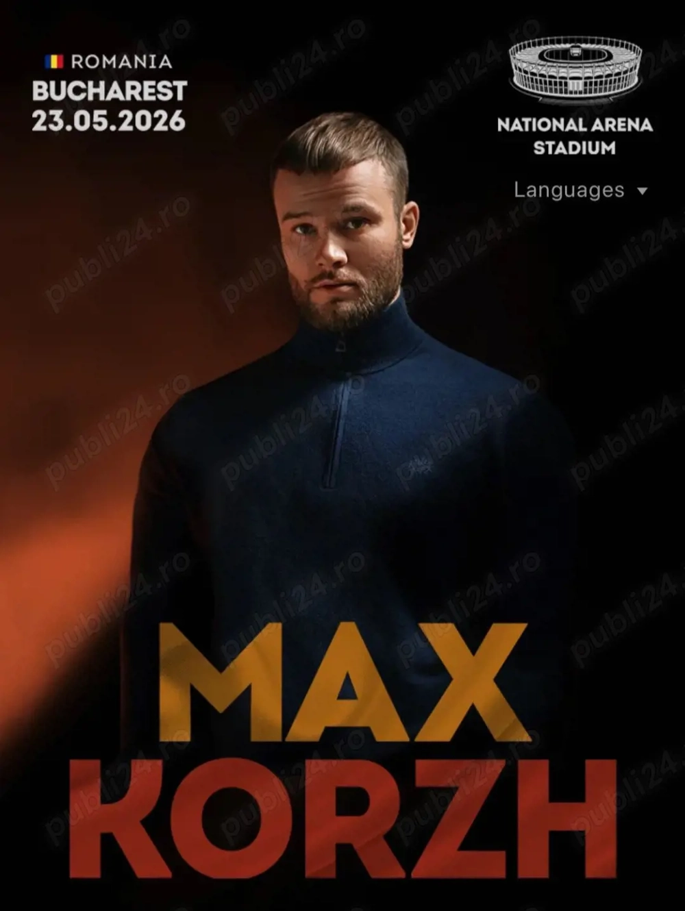 Bilete pentru Max Korzh pe 24 mai
