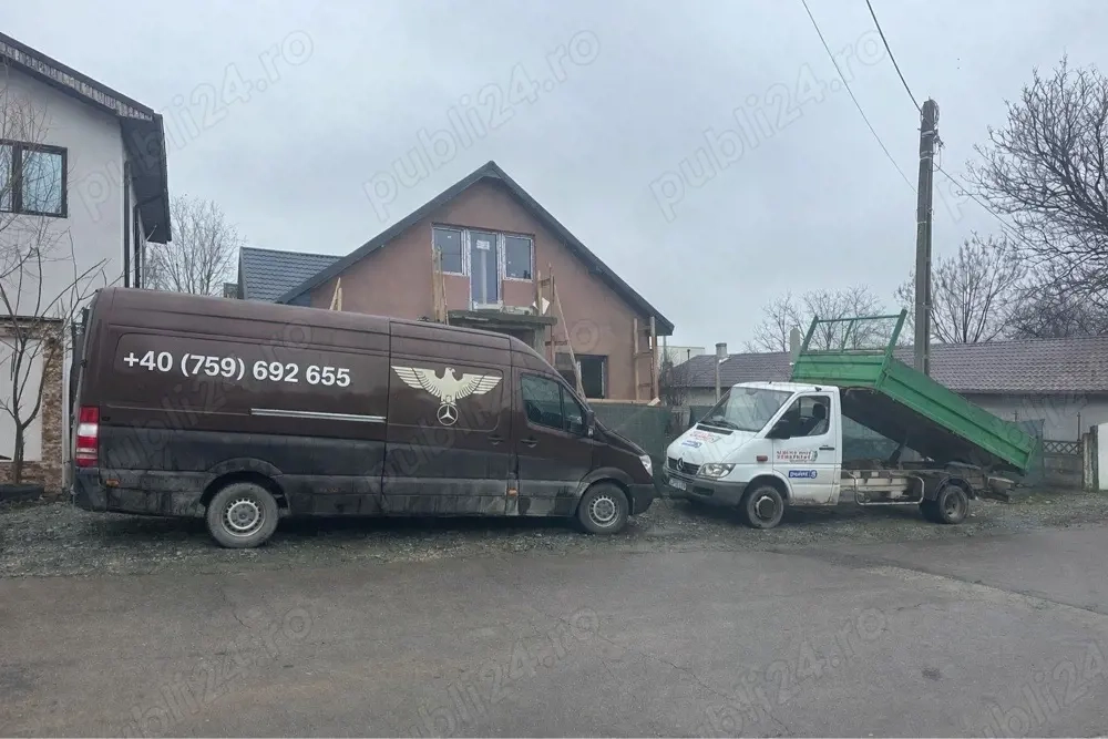 Transport Marfa ! Mobiliere Materiale Constructii !!Nisip Pietris!! Pamant Vegetal !!