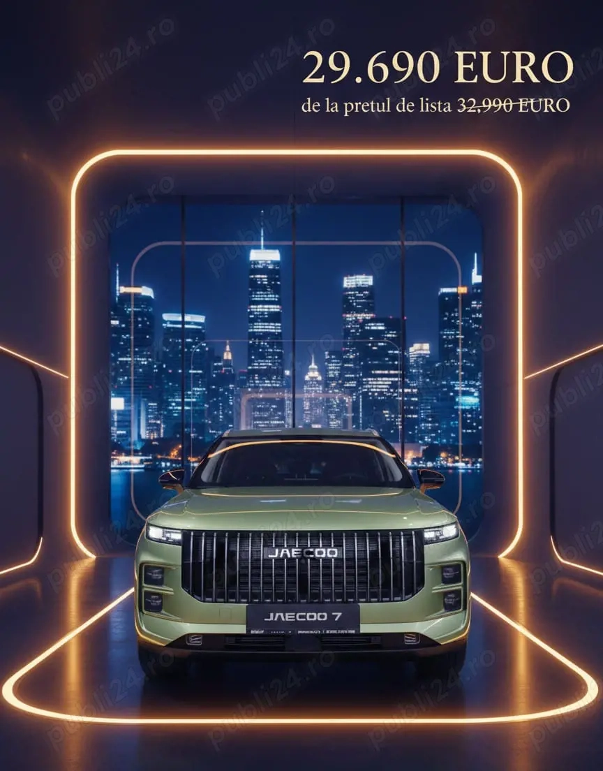 JAECOO 7: The Urban Explorer. 4x4 Tech-Luxury & 1.000.000 KM Garanție!