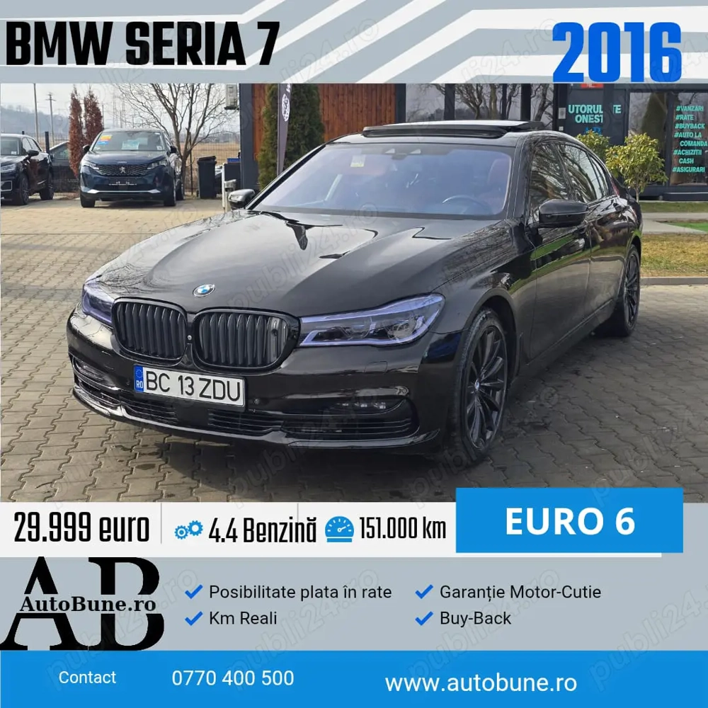  BMW Seria 7 Carbon Core Individual 4.4 Benzina 450 CP