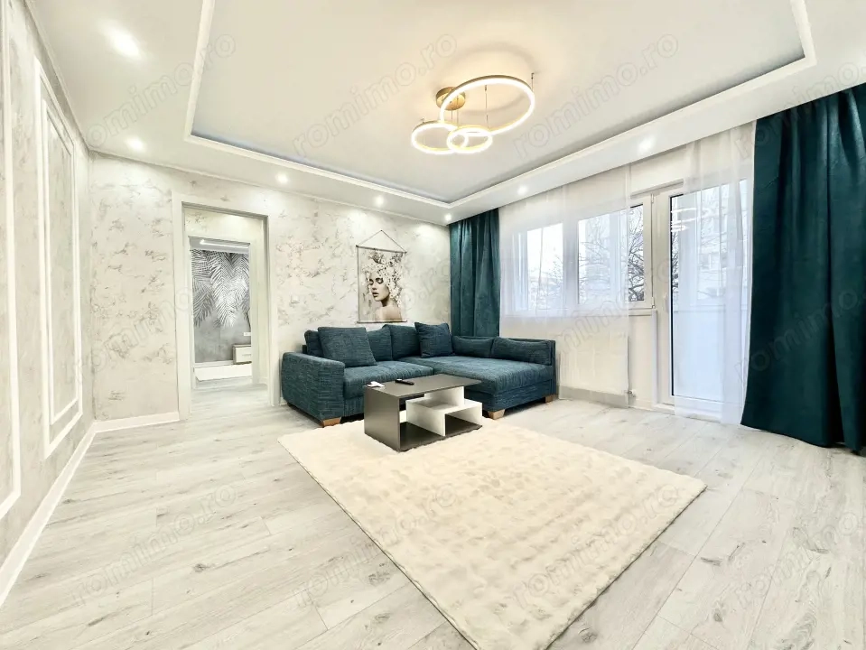 Apartament cu 3 camere - mobilat si utilat - etaj intermediar - zona Dambovita