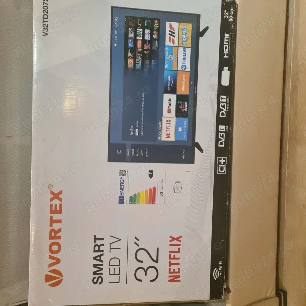 Tv Vortex nou 80 cm diagonala