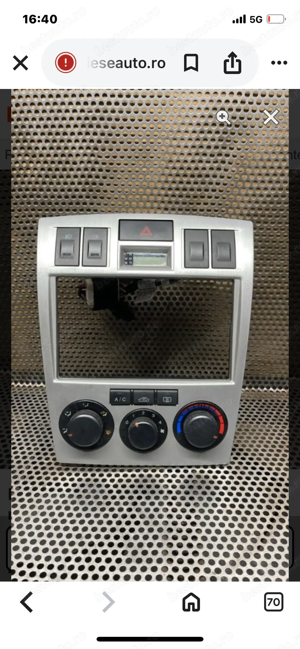 Unitate comanda climatroni Hyundai coupe an 2006