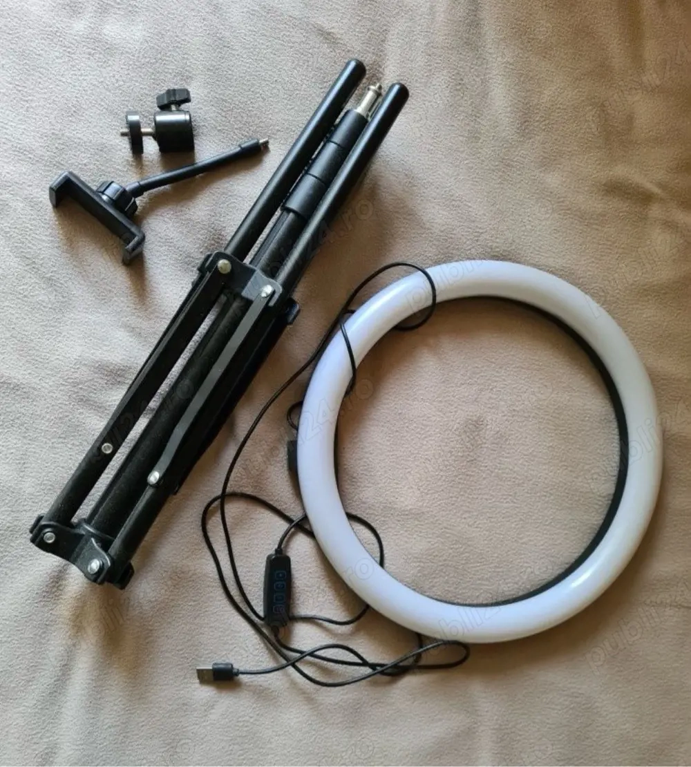 Lampa foto Profesionala cu suport Metalic mai multe moduri de iluminare