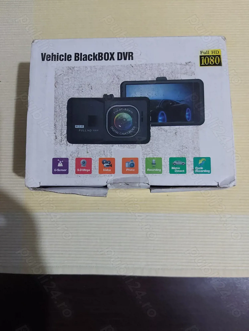 vînd cameră auto nouă