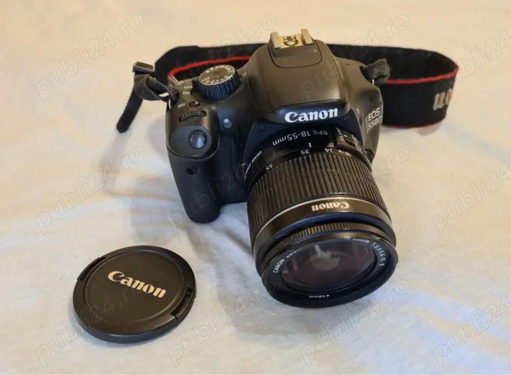 Ultimele 2 Buc. Camera Foto DSLR Canon 550D + Obiectiv 18-55 AF