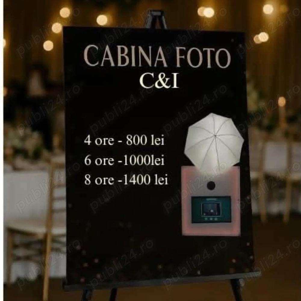 Cabina foto evenimente