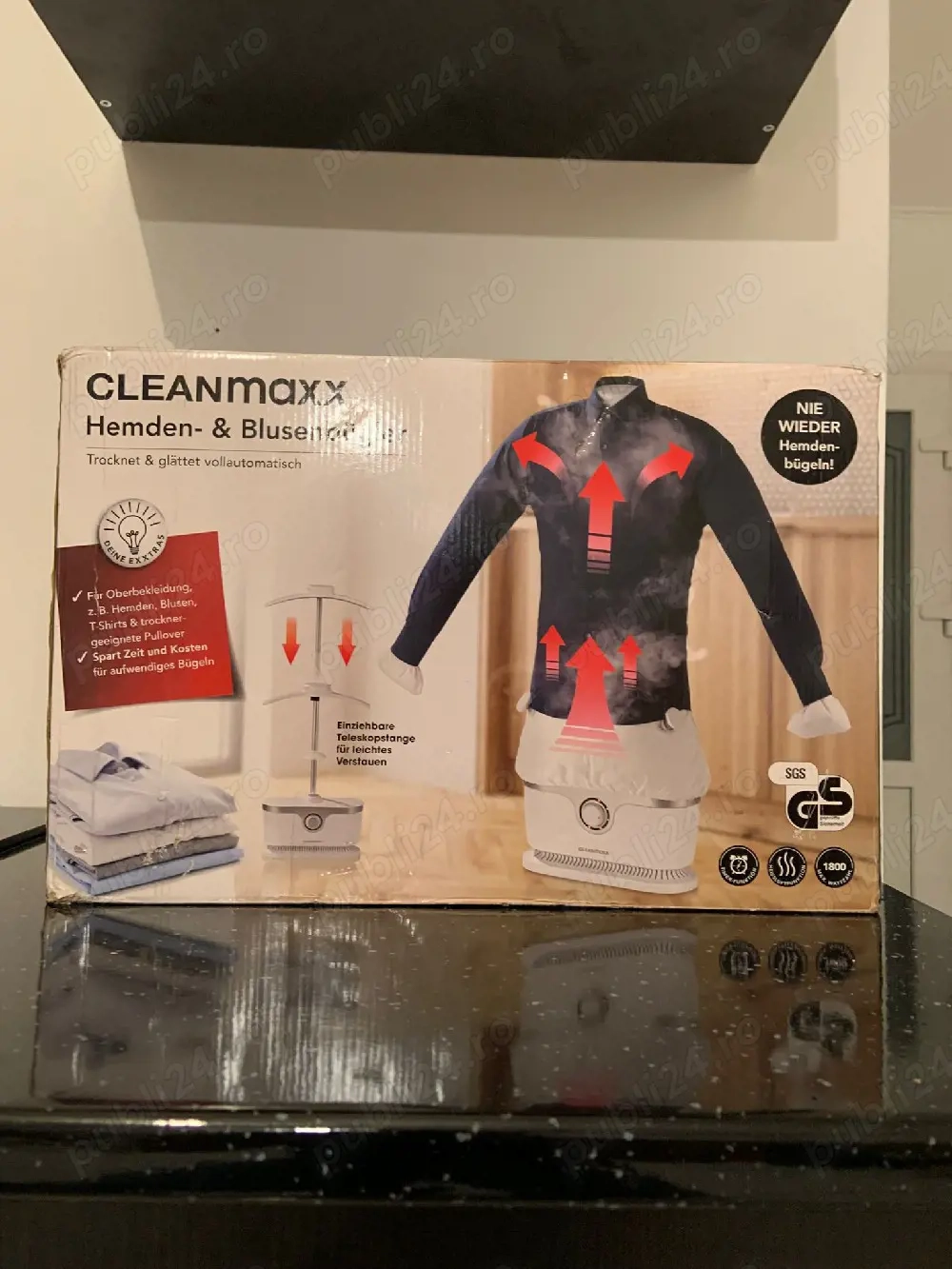 Masina de indreptat si calcat haine