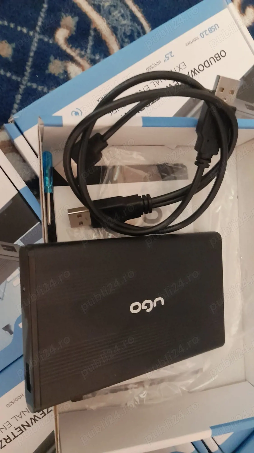 rack hard disk 2.5 SATA laptop  , ssd , metalic premium Polonia alimentare conectare usb 