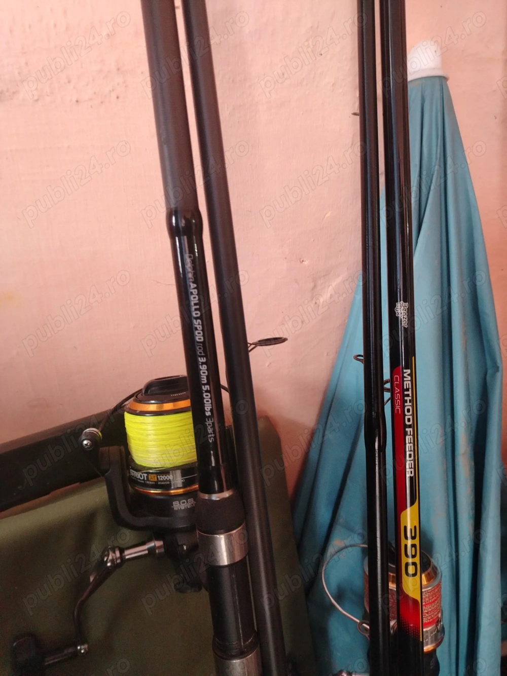 Vând lansete feeder și lansete crap 