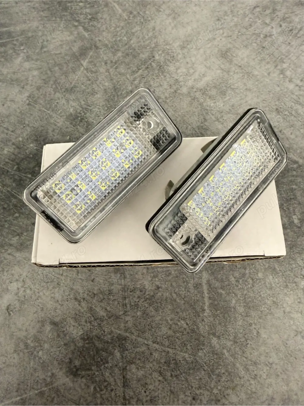 Set 2 lampi led iluminare numar Audi CanBus
