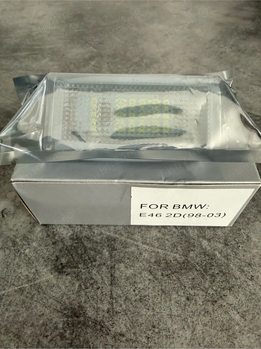 Set 2 lampi led iluminare numar inmatriculare BMW E46