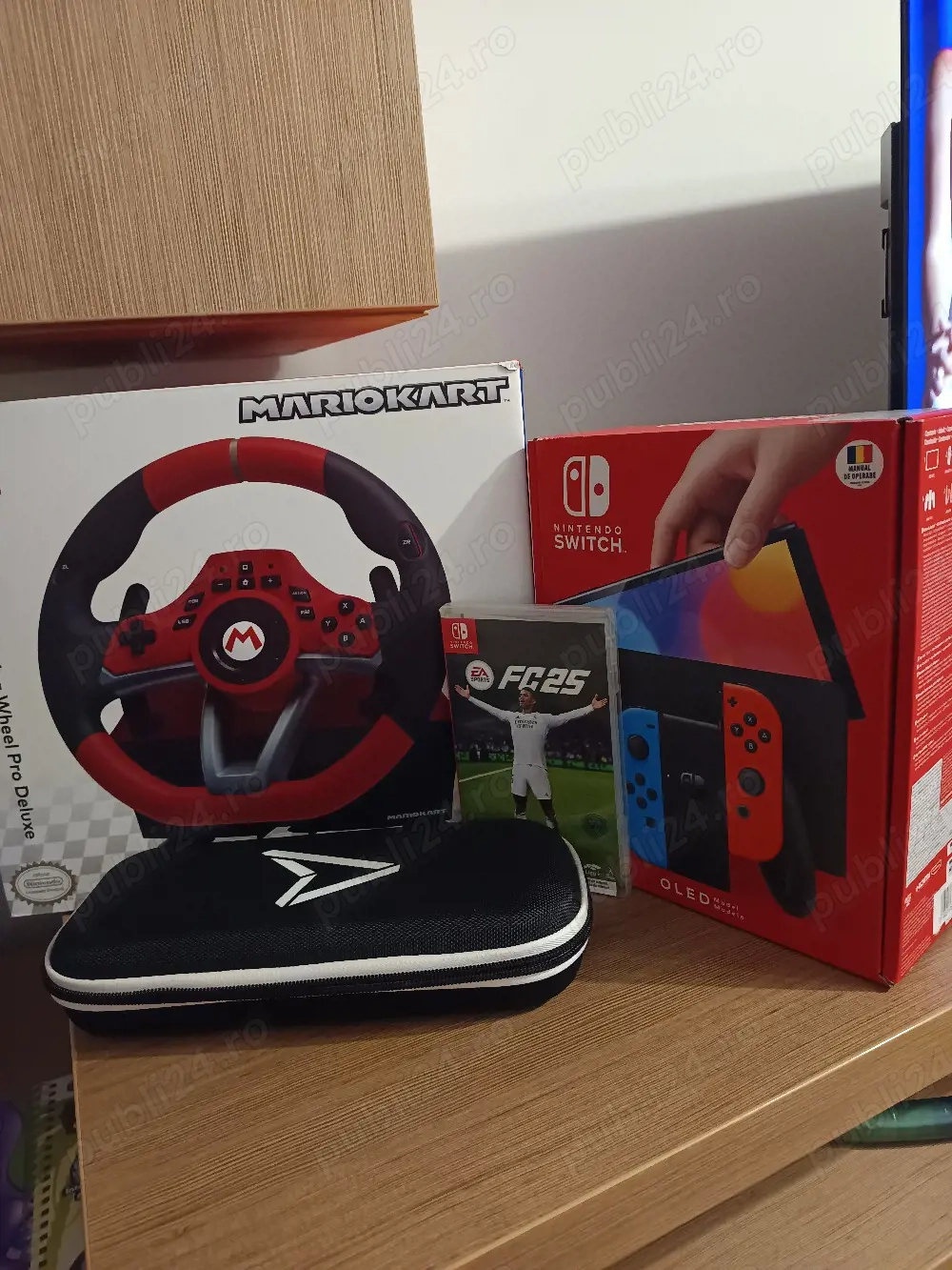 Consola Nintendo Switch Oled +Volan Mario kart