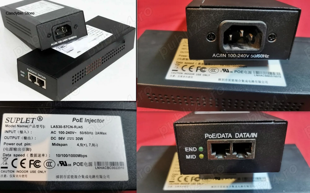 Injector Poe - sigurante medie tensiune -transformator Legrand