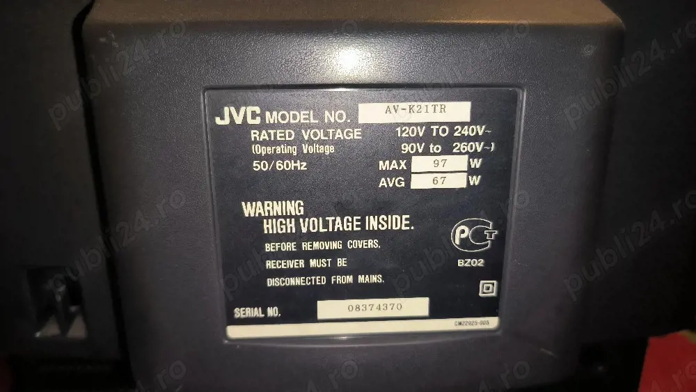 Televizor JVC + telecomanda originala