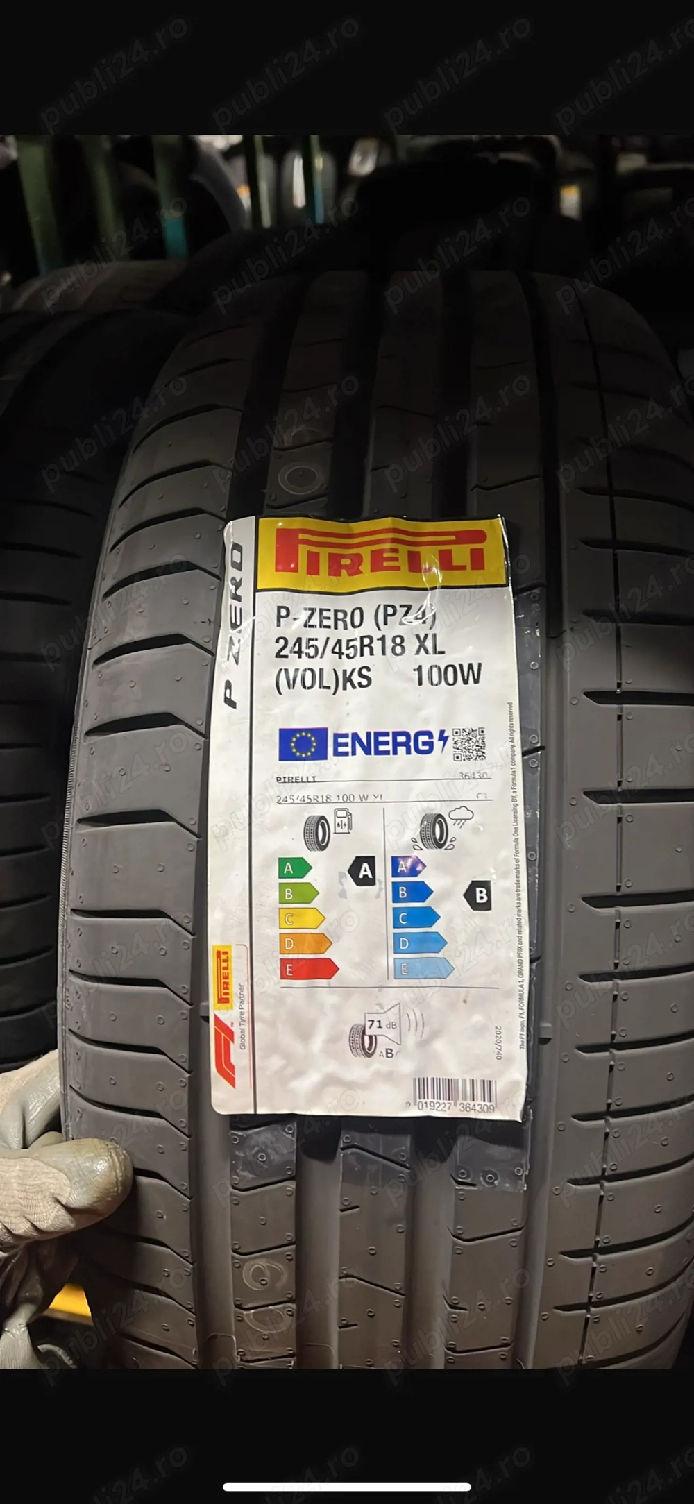 Pirelli 245/45/18 XL100w
