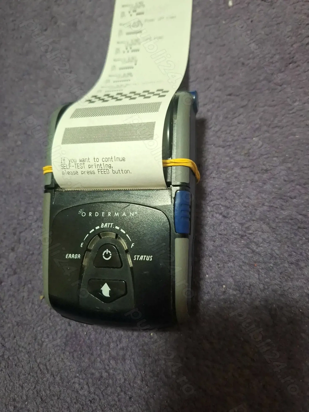 Imprimanta termica mobila portabila Bixolon Model PR10130 Orderman