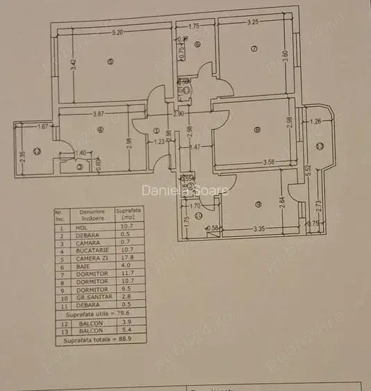 Apartamente cu 4 camere de vânzare