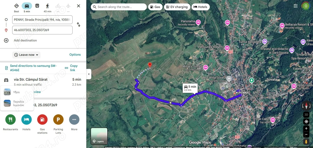 Teren de vanzare Sovata