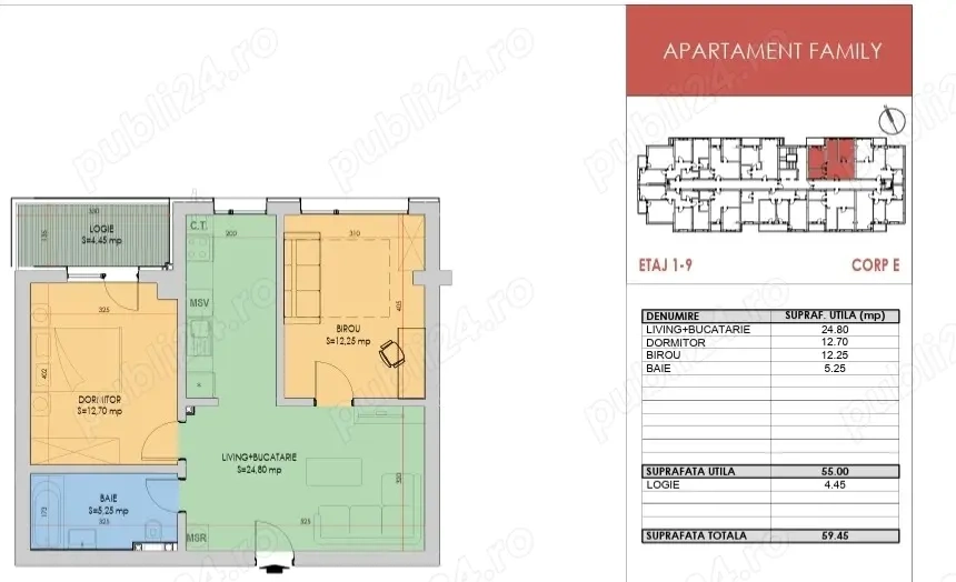 3 camere Berceni-Popesti Vest