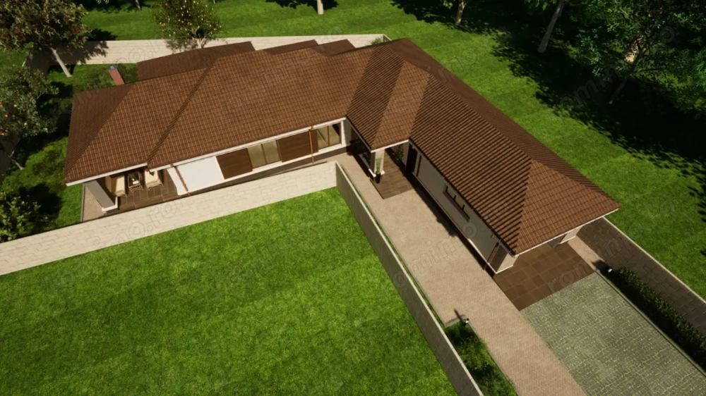 Casă la roșu în Tăuții Măgherăuș, teren 800 mp, acces triplu