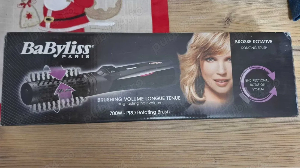 Perie rotativa BaByliss pentru volumul parului - produs NOU!!!