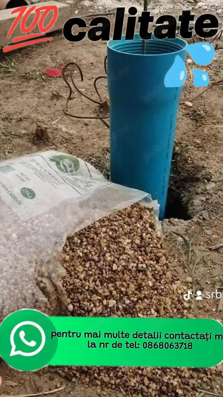 foraje puturi si denisipari, piloni de sustinere 