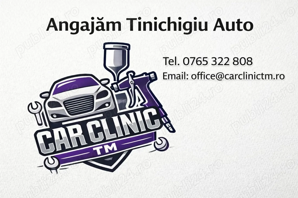 Car Clinic TM SRL angajează tinichigiu auto