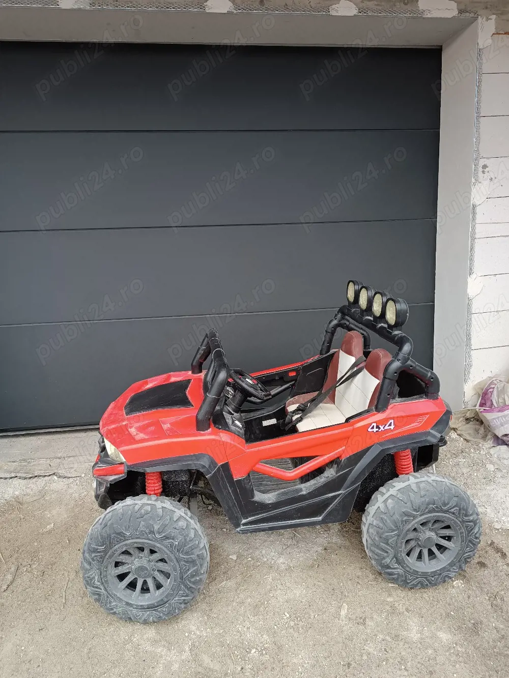 utv electric 4x4, pentru 2 copii kinder auto 180w 12 v cu telecomanda 