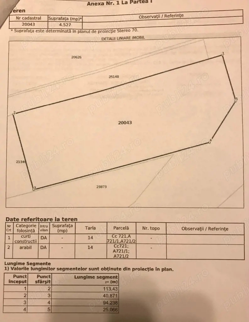 Teren intravilan de vanzare