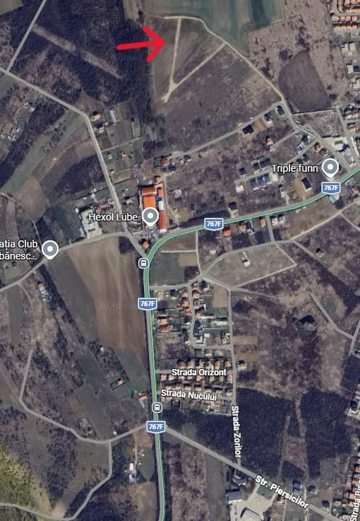 Teren intravilan de vânzare 719 mp Paleu