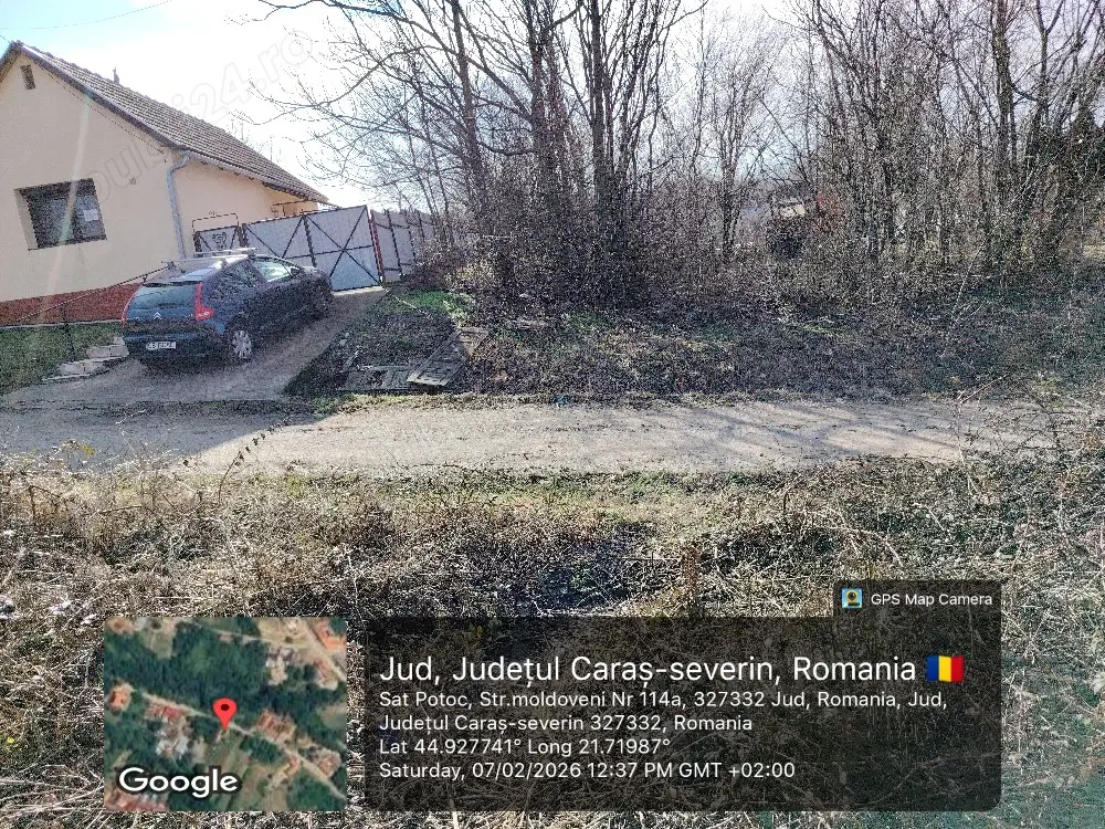 Vând teren intravilan în localitatea Potoc,  județul Caraș - Severin