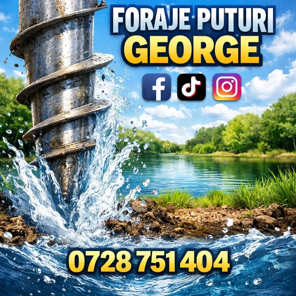 Servicii profesionale de foraje la cele mai bune prețuri!    Programează-te acum:     Foraj