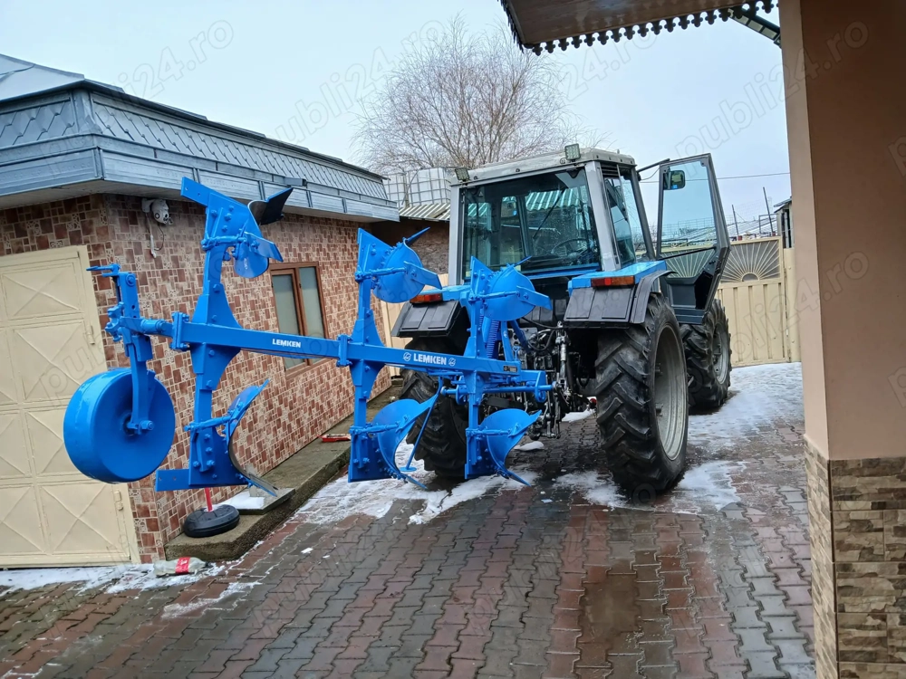 Tractor Landini si plug Lemken