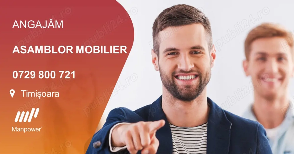 Manpower angajeaza ASAMBLOR MOBILIER - Timisoara 