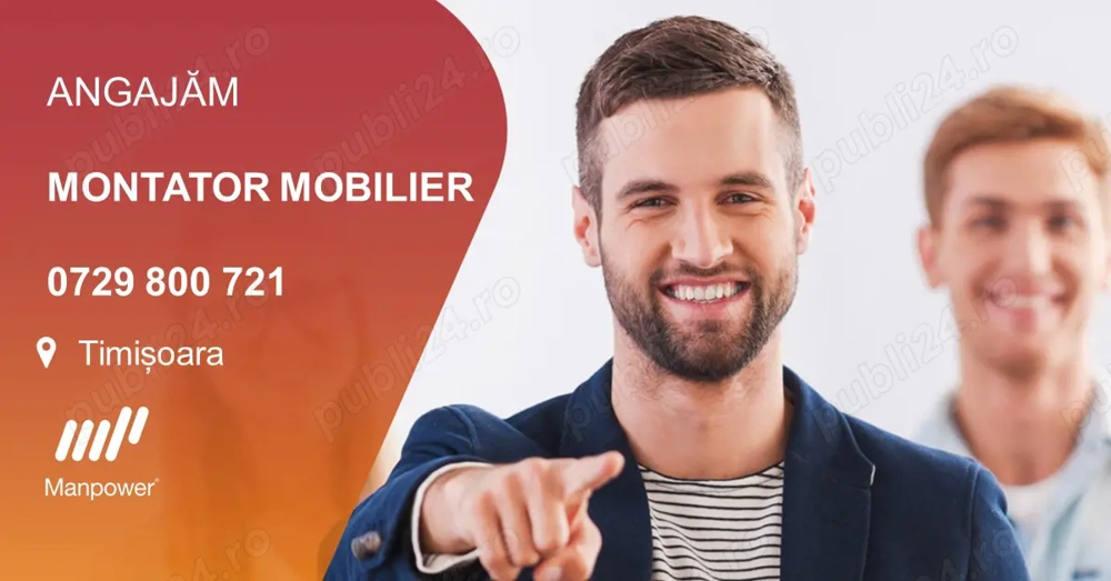 Manpower angajeaza MONTATOR MOBILIER - Timisoara
