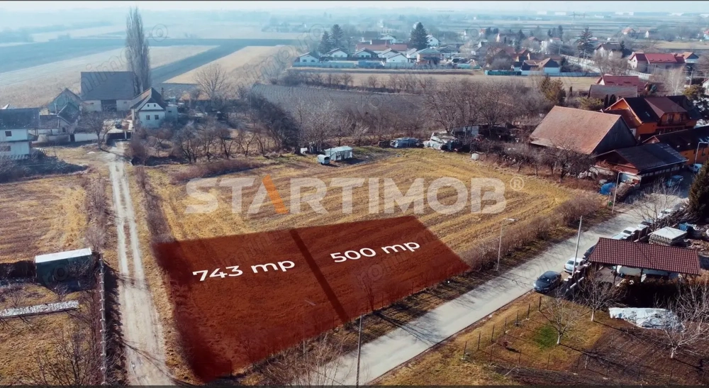 Teren intravilan 500 mp Stupini