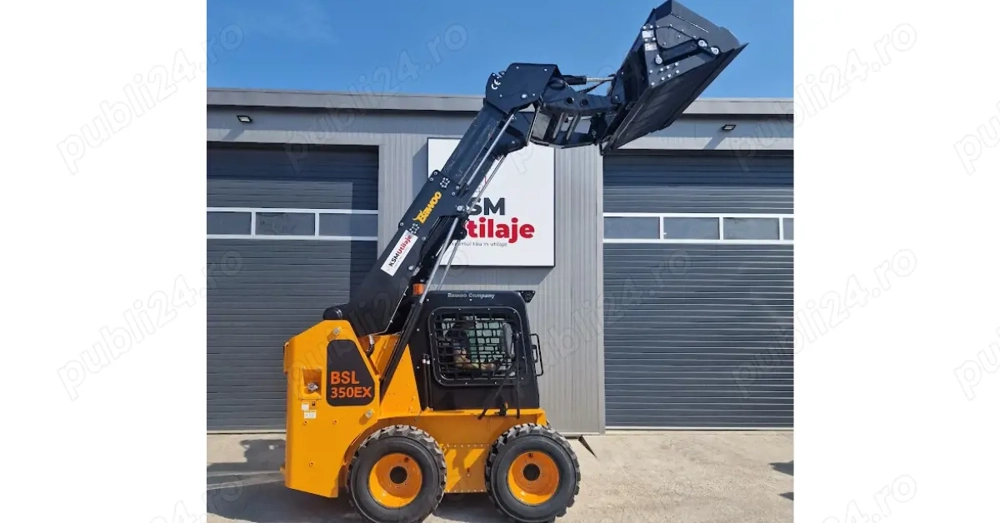 Mini Încărcător Telescopic BAWOO 350 EX (4m) | Made in Korea | Motor Cummins | NOU