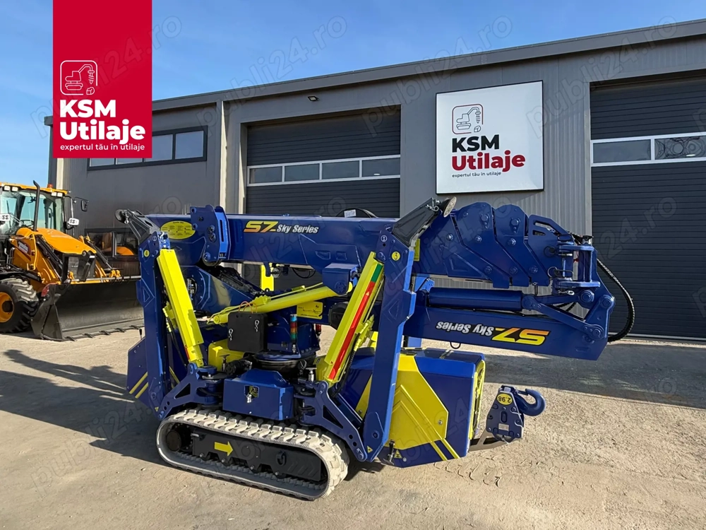 Mini Macara Spider SPT S7 (3t   17m) | HIBRID Diesel+Electric | Jib Inclus | NOU