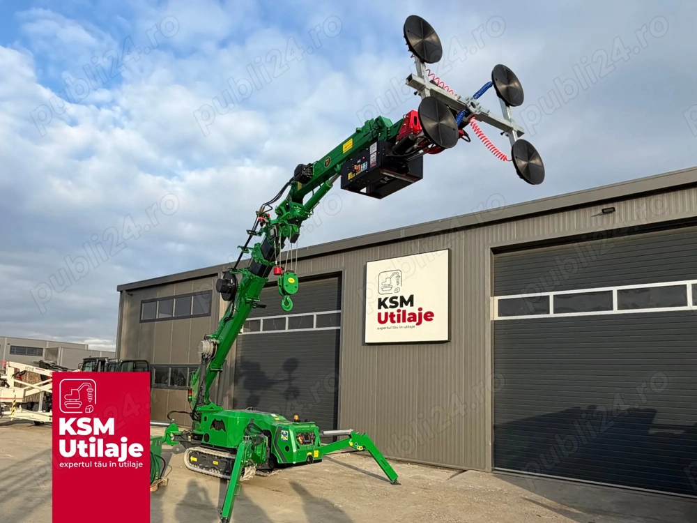 Mini Macara Spider Electrică SPT 299 (3t   14.5m) | Li-Ion | Full Option | NOU