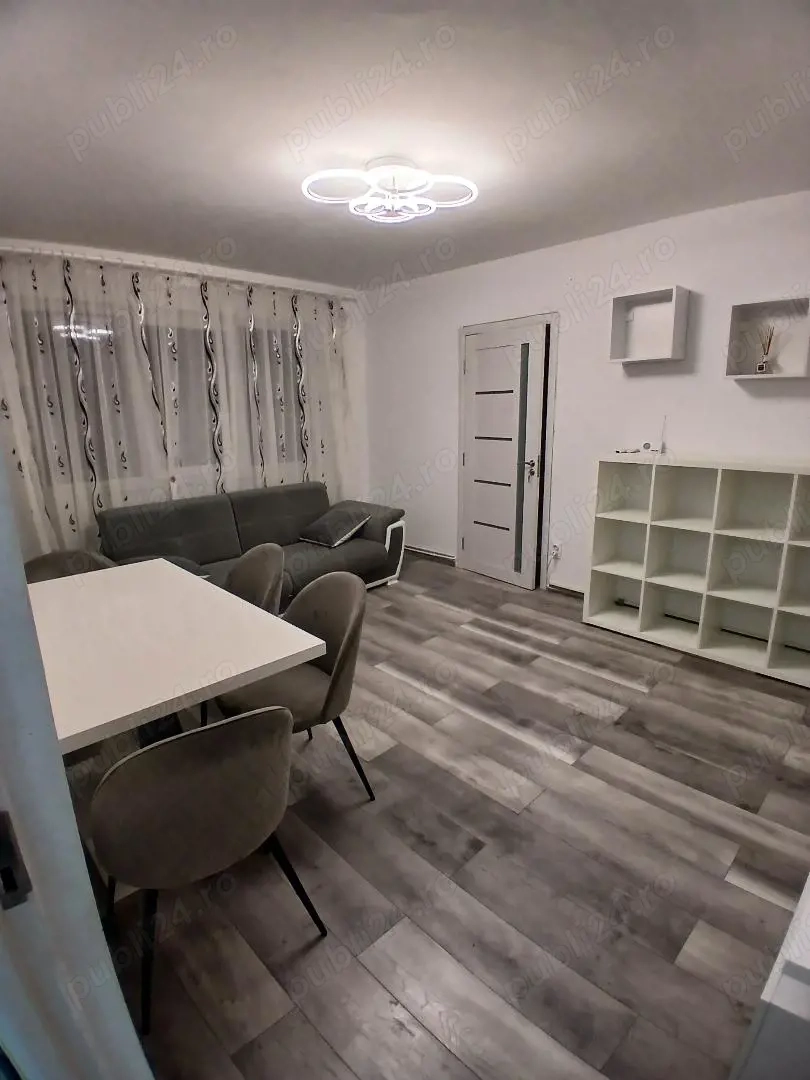 2 camere Zona Girocului-Spital Judetean Centrala gaz Clima total amenajat nou