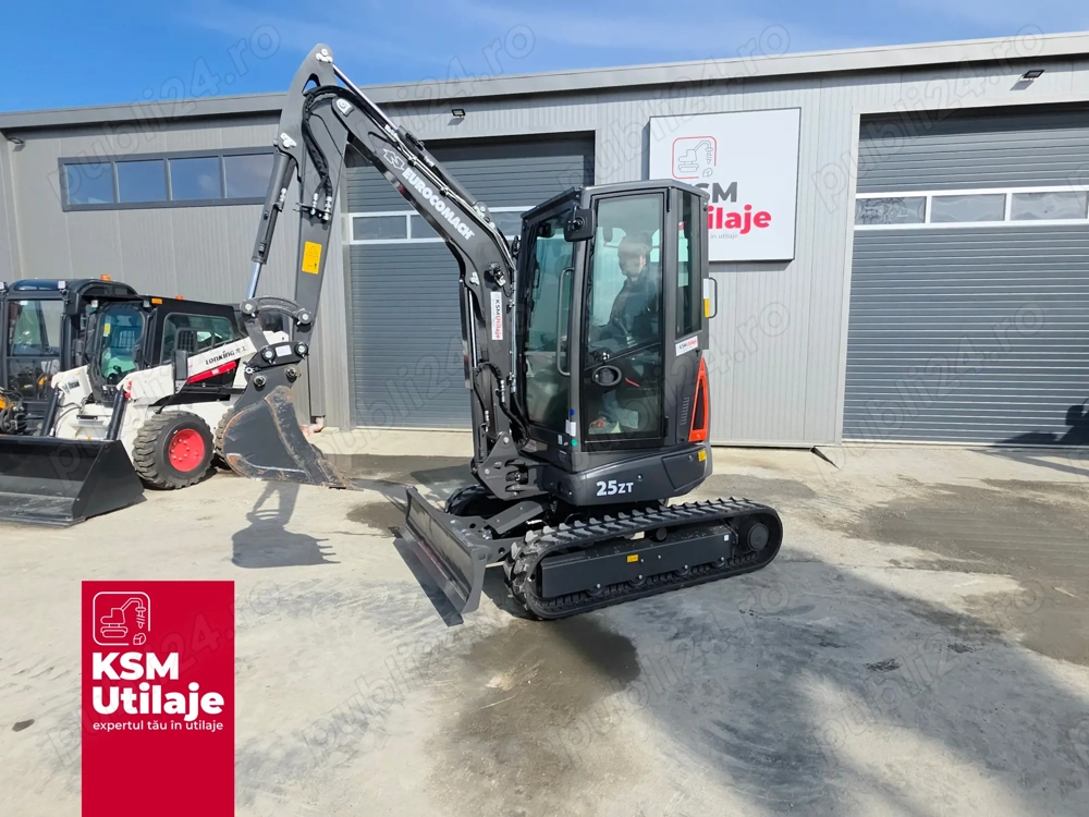 Mini Excavator Premium EUROCOMACH 25ZT (2.6t) | Bosch Rexroth | Coada Zero