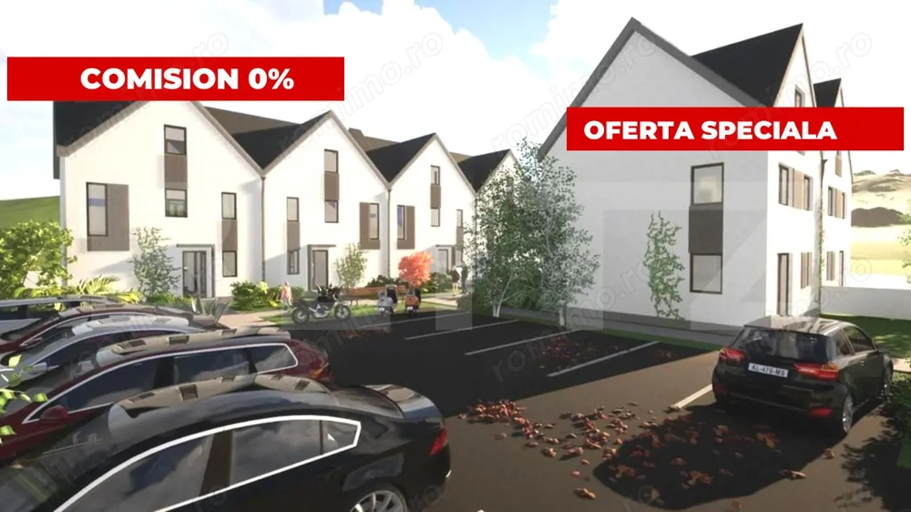 Casa tip duplex 4 camere 130mp utili, complex rezidential nou, in Tractorul