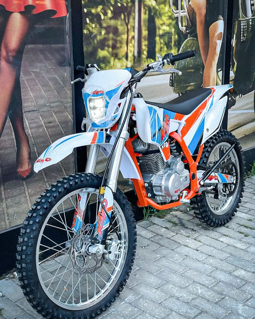 Motocicleta cross enduro Kayo K2 250CC 4T (ROTI 21" - 18")