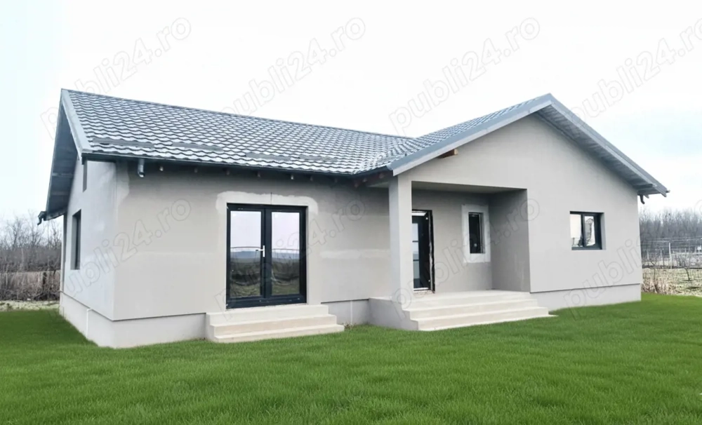 Casa parter la gri 155 mp, teren 1.007 mp   Fundulea, 25 min de Bucuresti